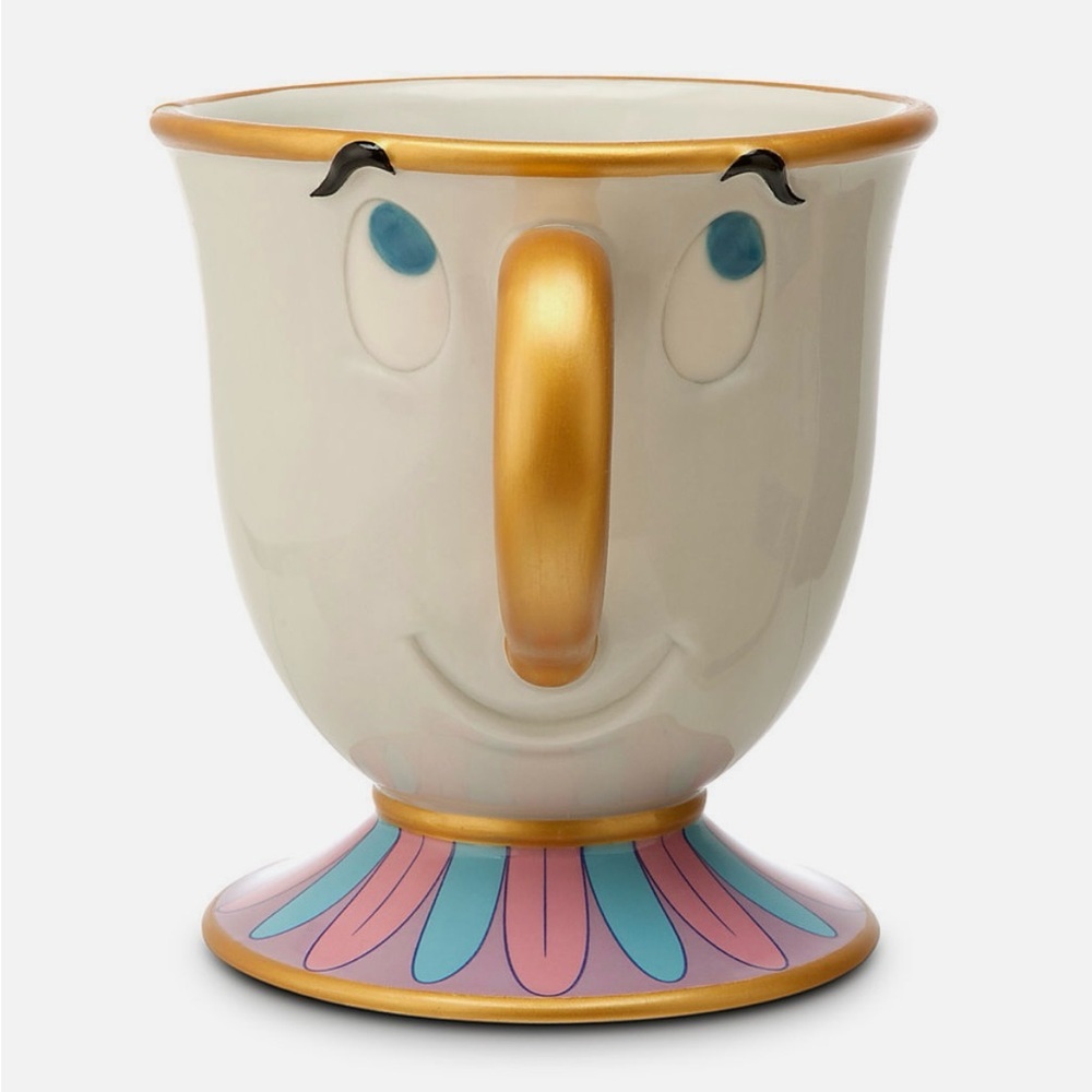 Disney Parks Beauty and The Beast Chip The Teacup Ceramic Coffee Mug